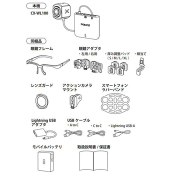 ザクティ ウェアラブルカメラ CX-WL100 1台