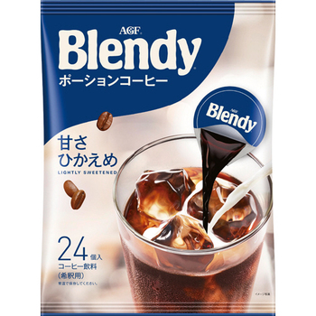味の素AGF ブレンディ ポーション 濃縮コーヒー 甘さひかえめ 1パック(24個)