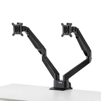サンワサプライ 水平垂直多関節液晶モニター 2面 ブラック CR-LA1302BKN2 1台