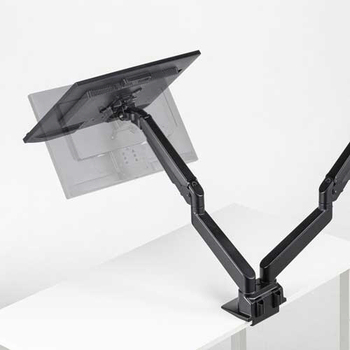 サンワサプライ 水平垂直多関節液晶モニター 2面 ブラック CR-LA1302BKN2 1台