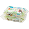 昭和紙工 pureffy ふんわり大判1枚でしっかりふけるおしりふき 1パック(120枚:60枚×2個)