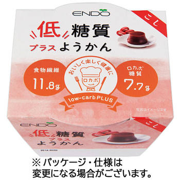 遠藤製餡 低糖質プラスようかん こし 90g 1個