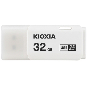 キオクシア TransMemory U301 USB3.2 Gen1対応 USBフラッシュメモリ 32GB キャップ式 ホワイト KUC-3A032GW 1個