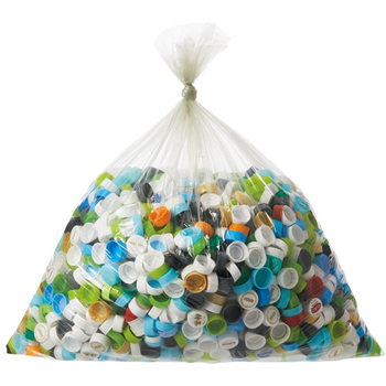 ジャパックス ボトルキャップゴミ袋 半透明 45L CAP01 1パック(20枚)