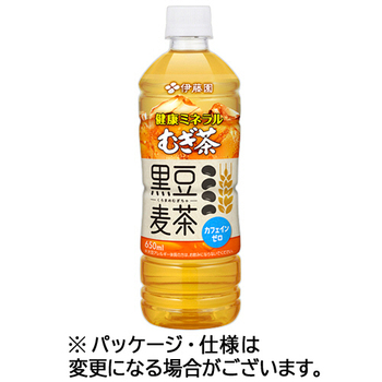 伊藤園 健康ミネラルむぎ茶 黒豆麦茶 650mL ペットボトル 1ケース(24本)