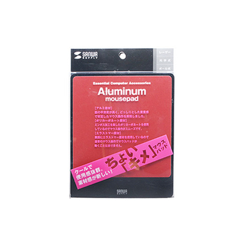 サンワサプライ アルミニウムマウスパッド レッド MPD-ALUMR 1枚