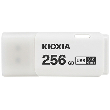 キオクシア TransMemory U301 USB3.2 Gen1対応 USBフラッシュメモリ 256GB キャップ式 ホワイト KUC-3A256GW 1個
