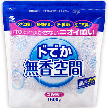 小林製薬 ドでか無香空間 つめ替用 1500g 1セット(6パック)