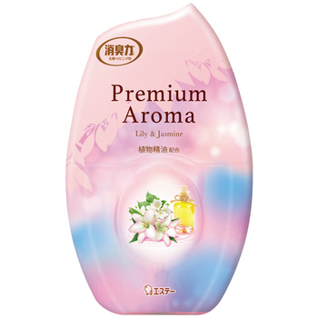 エステー お部屋の消臭力 Premium Aroma リリー&ジャスミン 400ml 1個