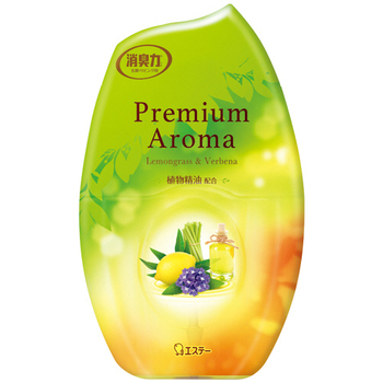 エステー お部屋の消臭力 Premium Aroma レモングラス&バーベナ 400ml 1個