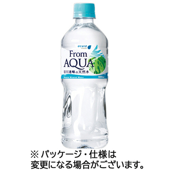 JR東日本クロスステーション フロムアクア 谷川連峰の天然水 550mL ペットボトル 1ケース(24本)