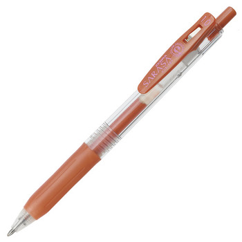 ゼブラ ゲルインクボールペン サラサクリップ 1.0mm 銅 JJE15-CO 1本