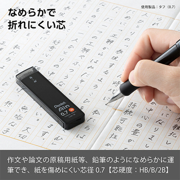 ぺんてる シャープペン替芯 ぺんてるアイン 0.7mm 2B C287-2B 1個(40本)