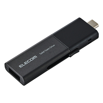 エレコム 外付けポータブルSSD 250GB ブラック ESD-EWB0250GBKR 1個