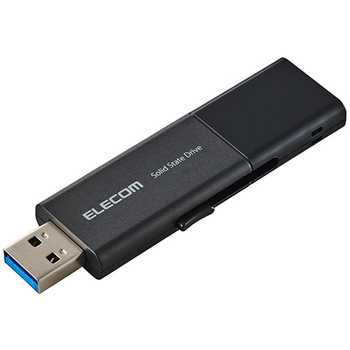エレコム 外付けポータブルSSD 250GB ブラック ESD-EWB0250GBKR 1個