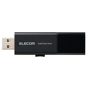 エレコム 外付けポータブルSSD 250GB ブラック ESD-EWB0250GBKR 1個