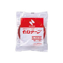 ニチバン 産業用セロテープ No.430 18mm×35m 赤 4301-18 1セット(10巻)