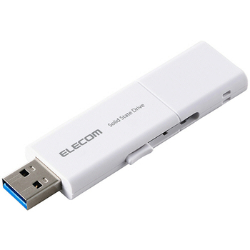 エレコム 外付けポータブルSSD 1TB ホワイト ESD-EWB1000GWHR 1個