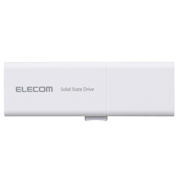 エレコム 外付けポータブルSSD 1TB ホワイト ESD-EWB1000GWHR 1個