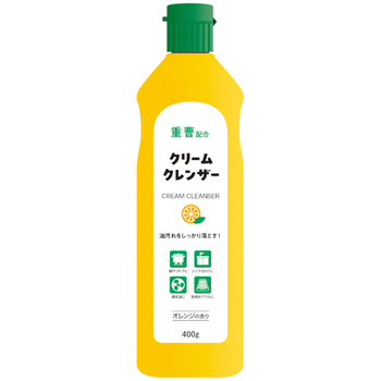 ミツエイ クリームクレンザーオレンジ 重曹配合 400g 1本