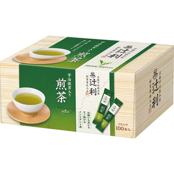 片岡物産 辻利 インスタント宇治抹茶入り煎茶 1セット(200本:100本×2箱)