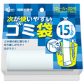 ケミカルジャパン 次が使いやすいゴミ袋 15L HD-505N 1本(20枚)