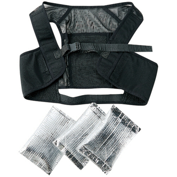 TRUSCO アイシングベスト 保冷剤3個セット TICEV-SET 1着