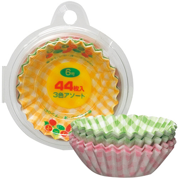 アートナップ おかずケース 6号 (3色アソート) CK-06 1パック(44枚)