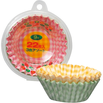 アートナップ おかずケース 9号 (3色アソート) CK-08 1パック(22枚)