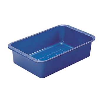 TRUSCO 浅型パーツBOX色付 内寸447×296×45mm 青 5L KA-4B 1個