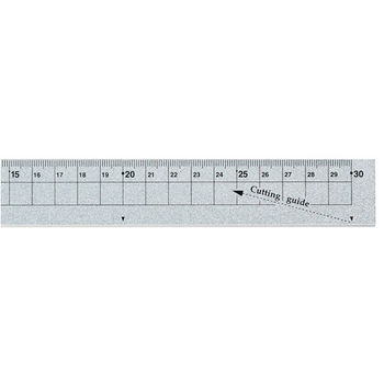 クツワ アルミ定規 30cm シルバー XS30SV 1個