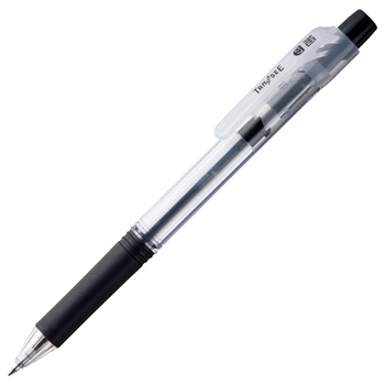 TANOSEE ノック式油性ボールペン ロング芯タイプ 0.7mm 黒 1本