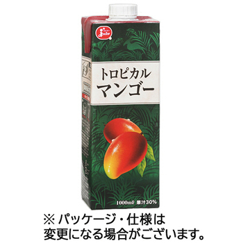 熊本県果実農業協同組合連合会 ジューシー トロピカルマンゴー 1L 紙パック 1セット(12本:6本×2ケース)