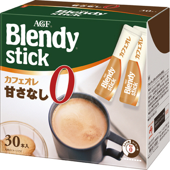 味の素AGF ブレンディ スティック カフェオレ 甘さなし 9.5g 1セット(90本:30本×3箱)