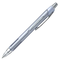 三菱鉛筆 油性ボールペン ジェットストリーム ラバーボディ 0.7mm 黒 (軸色:シルバー) SXN25007.26 1本