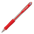 三菱鉛筆 油性ボールペン VERY楽ノック 極細 0.5mm 赤 SN10005.15 1セット(10本)