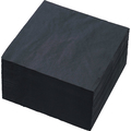 デュニ ティシューナプキン 2PLY 40×40cm 4つ折 ブラック 1パック(125枚)