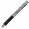 トンボ鉛筆 4色油性ボールペン リポータースマート4 0.7mm (軸色 透明) BC-FRL20 1本