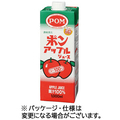 えひめ飲料 POM アップルジュース 1L 紙パック 1セット(12本:6本×2ケース)
