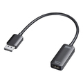 サンワサプライ DisplayPort-HDMI変換アダプタ(8K/60Hz対応) AD-DP8KHDR 1個