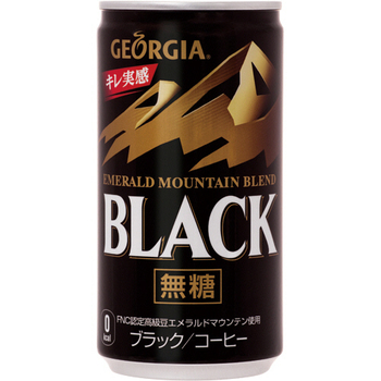 コカ・コーラ ジョージア エメラルドマウンテンブレンド ブラック 185g 缶 1ケース(30本)