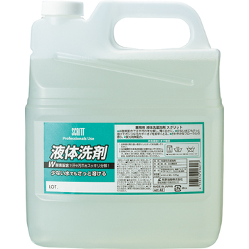 熊野油脂 スクリット 衣料用液体洗剤 4L 1本