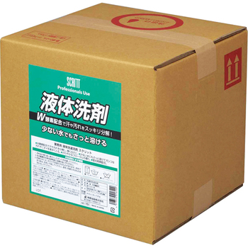 熊野油脂 スクリット 衣料用液体洗剤 10L 1箱