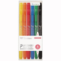 トンボ鉛筆 水性カラーサインペン プレイカラー2 6色(各色1本) GCB-611 1パック