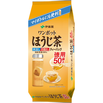 伊藤園 ワンポット ほうじ茶ティーバッグ 3.5g 1セット(150バッグ:50バッグ×3パック)