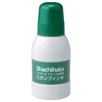 シヤチハタ スタンプ台専用補充インキ 40ml 緑 SGN-40-G 1個