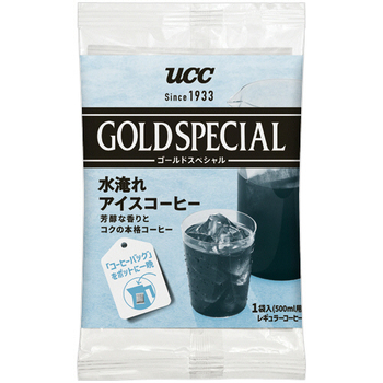 UCC ゴールドスペシャル コーヒーバッグ 水淹れアイスコーヒー 500mL用 1袋(4バッグ)