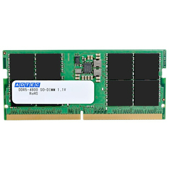 アドテック DDR5-4800 SODIMM 8GB ADS4800N-X8G 1枚
