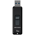 アーキス USB3.2(Gen1) スライド式フラッシュメモリ 16GB ブラック AS-016GU3-PSB 1個