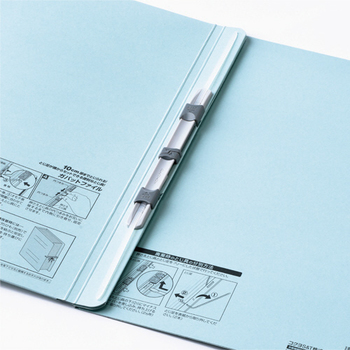 コクヨ ガバットファイル(活用タイプ・紙製) A4ヨコ 800枚収容 背幅14～94mm 青 フ-V95NB 1冊